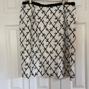Talbots Trellis embroidery skirt size 18W BNWT